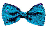 CLAIRE'S BOW CLIP BLUE