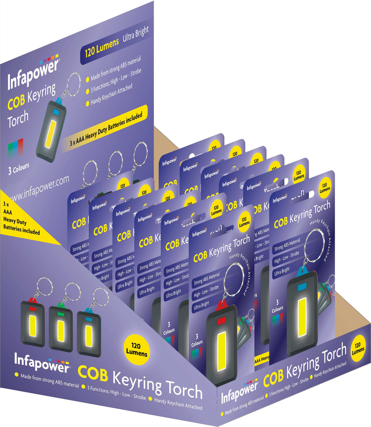 Infapower COB Keyring torch