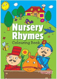NURSERY RHYMES COLOURING BOOK 29.5 X 21CM