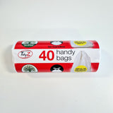 HANDY PEDAL BIN BAG LINERS W/ TIE HANDLES