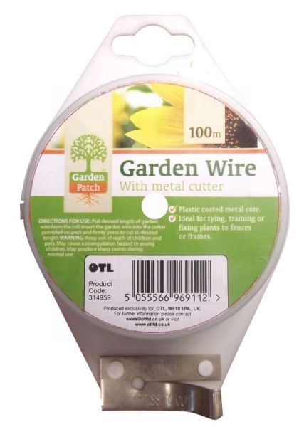 60M GARDEN WIRE WITH METAL CUTTER
