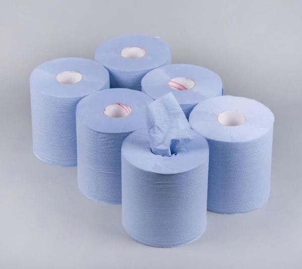 BLUE ROLL CLEANING TOWEL 6 PACK