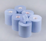 BLUE ROLL CLEANING TOWEL 6 PACK