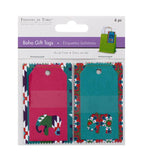 6PK BOHO GIFT TAGS ELEPHANT