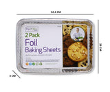 2PK FOIL BAKING SHEETS