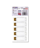 5PC MINI CRAFT GLASS JARS