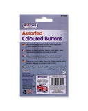 ASSORTED COLOURED BUTTONS