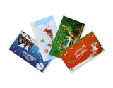 4PK ASSORTED XMAS MONEY GIFT ENVELOPES