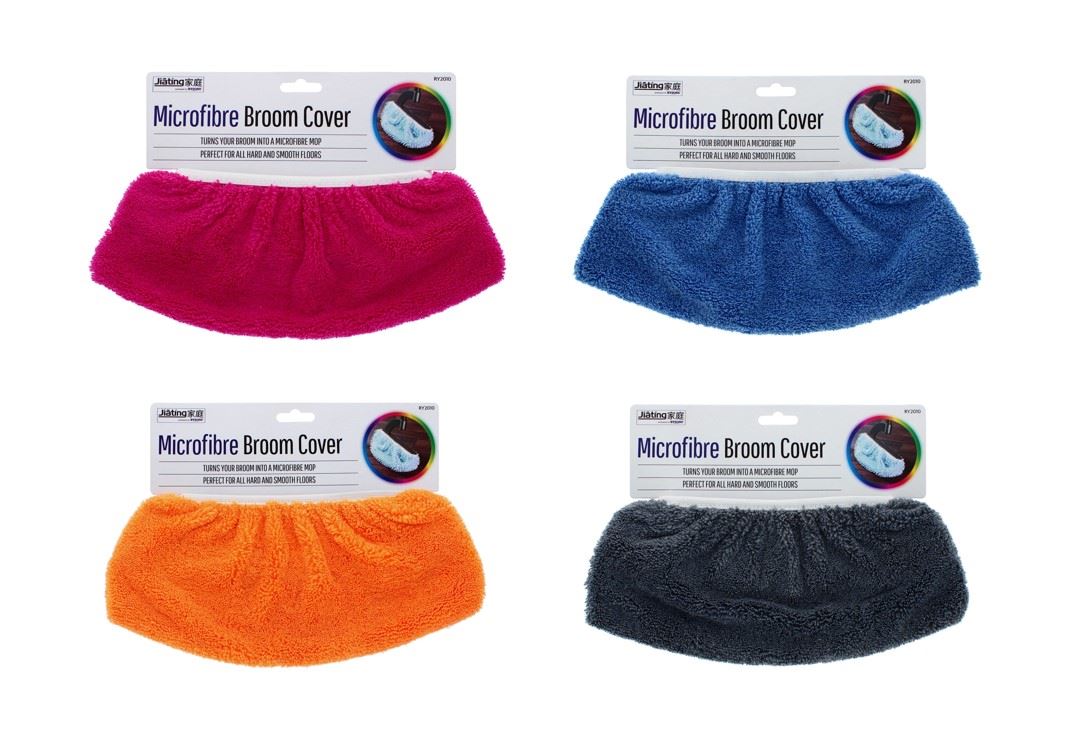 ASSORTED MICROFIBRE BROOM COVER