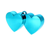 DOUBLE HEART BLUE BALLON WEIGHT