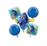 5 PK FINDING DORY BALLON BOUQUET
