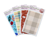 ASSORTED VINYL FLANNEL BACKED TABLE COVER