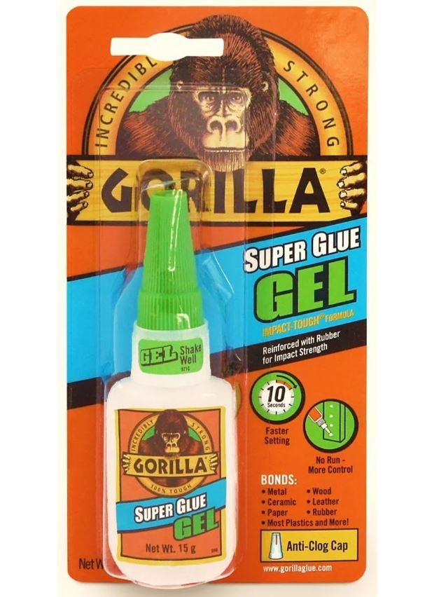 GORILLA ALL PURPOSE SUPER GLUE GEL 15GM