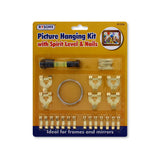 PICTURE HANGING KIT + LEVEL
