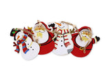 ASSORTED XMAS WOODEN HANG DECOR
