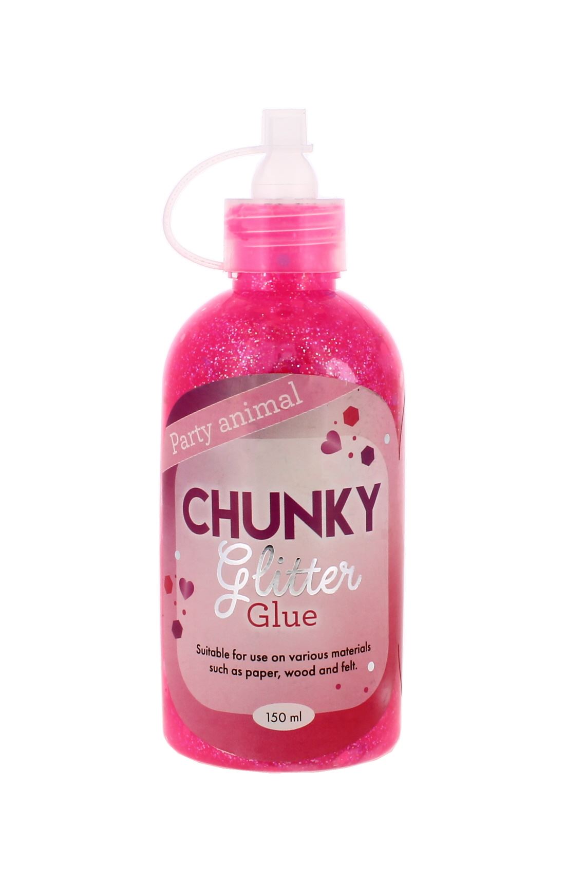 ASSORTED GLITTER GLUE 150ML