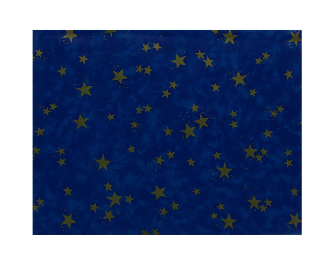 STAR DARK BLUE TABLE COVER NONWOVEN