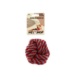 DOG TOY ROPE CHEW BALL