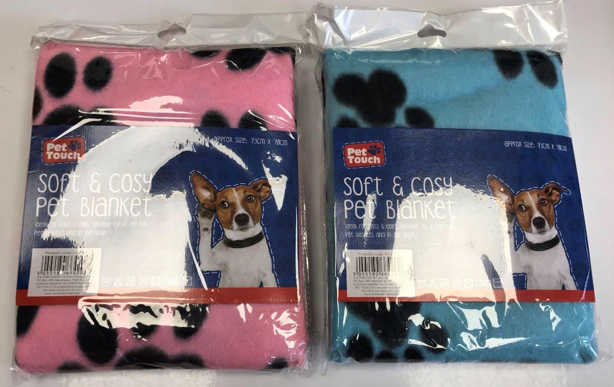 PET TOUCH SOFT PET BLANKET 73CM X 70CM