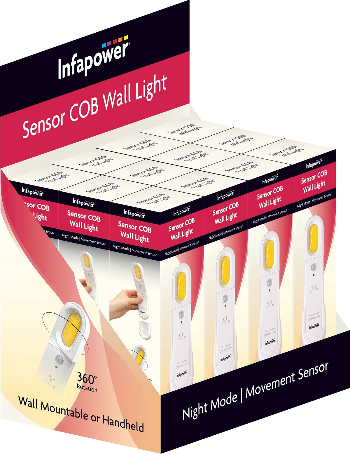 Infapower Sensor COB Wall Light