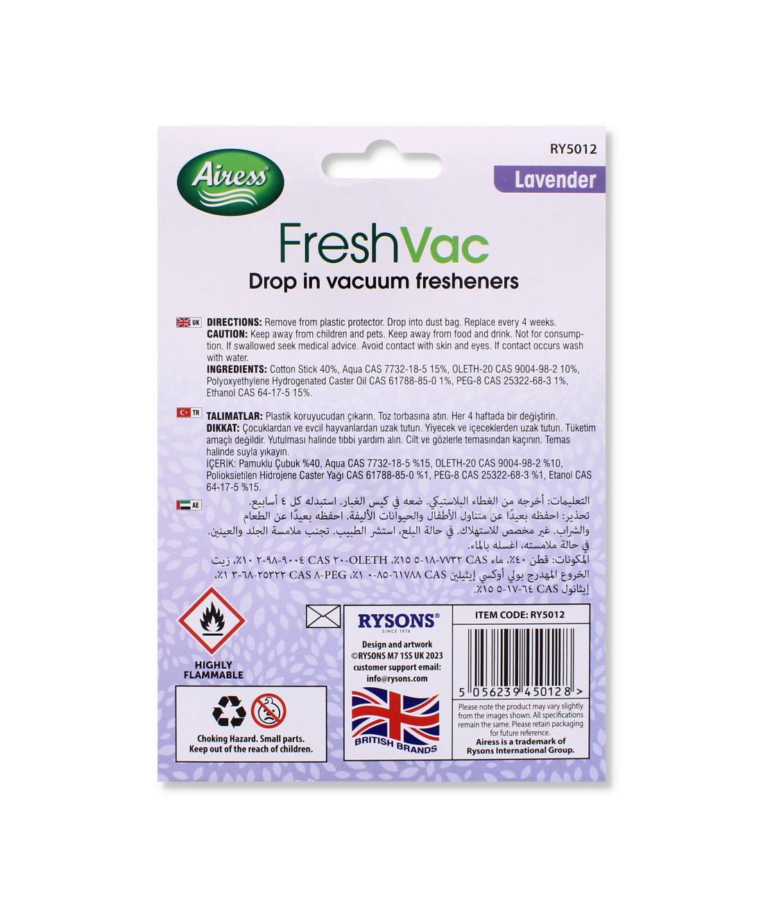 20PK ASSORTED VACUUM FRESHENERS