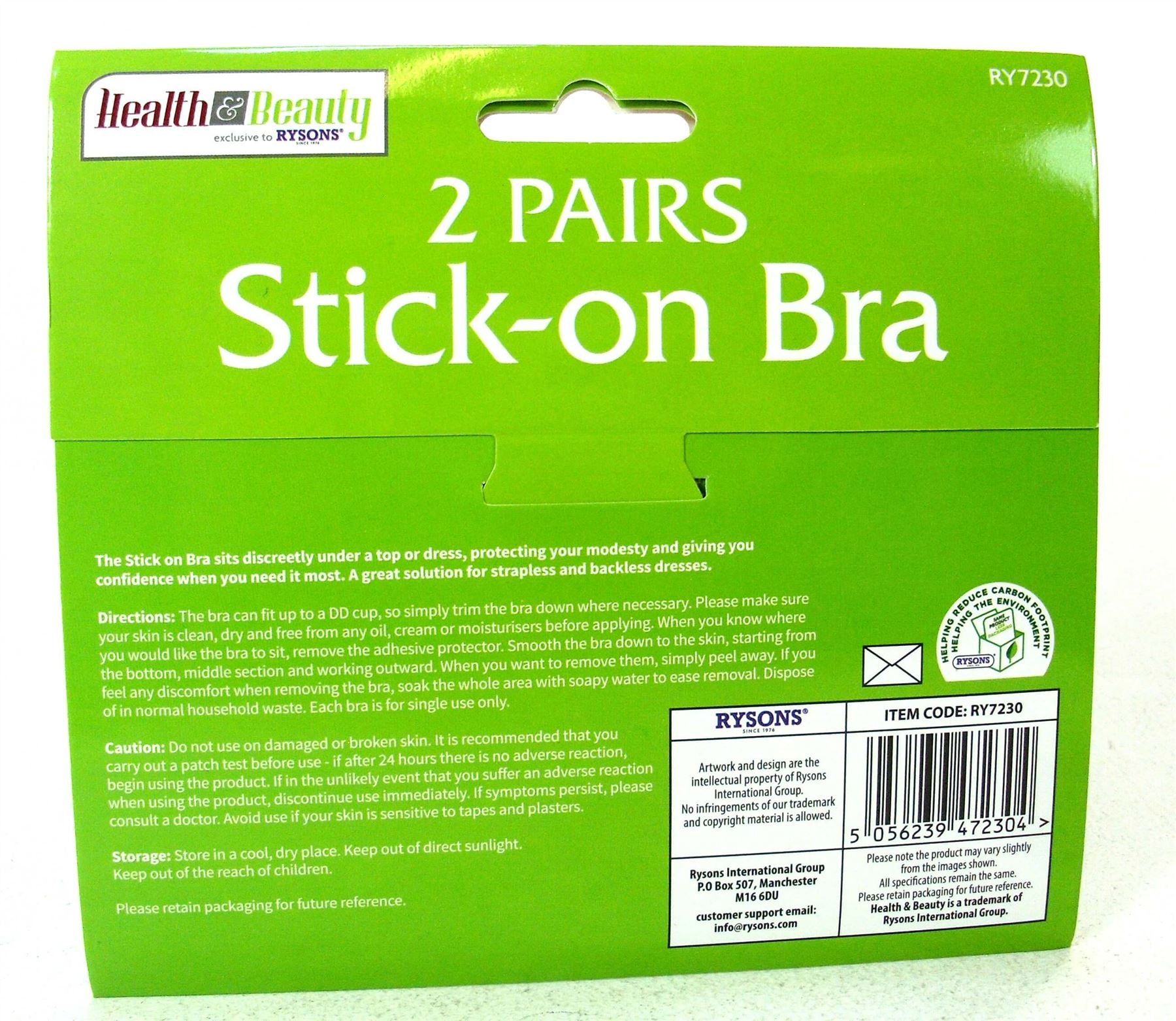 2 PAIRS STICK-ON BRA