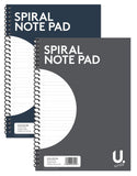 ASSORTED SPIRAL WRITING PAD 40 SHEETS