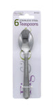 6PC STAINLESS STEEL TEA SPOONS