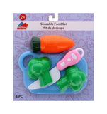 ASSORTED DESIGN SLICEABLE FOOD SET