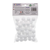40PC POLYSTYRENE FOAM CRAFT BALLS