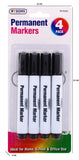 4PC PERMANENT MARKERS