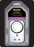 Infapower 24 Hour Programmable Time Switch