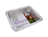 2PK FOIL ROASTING TINS