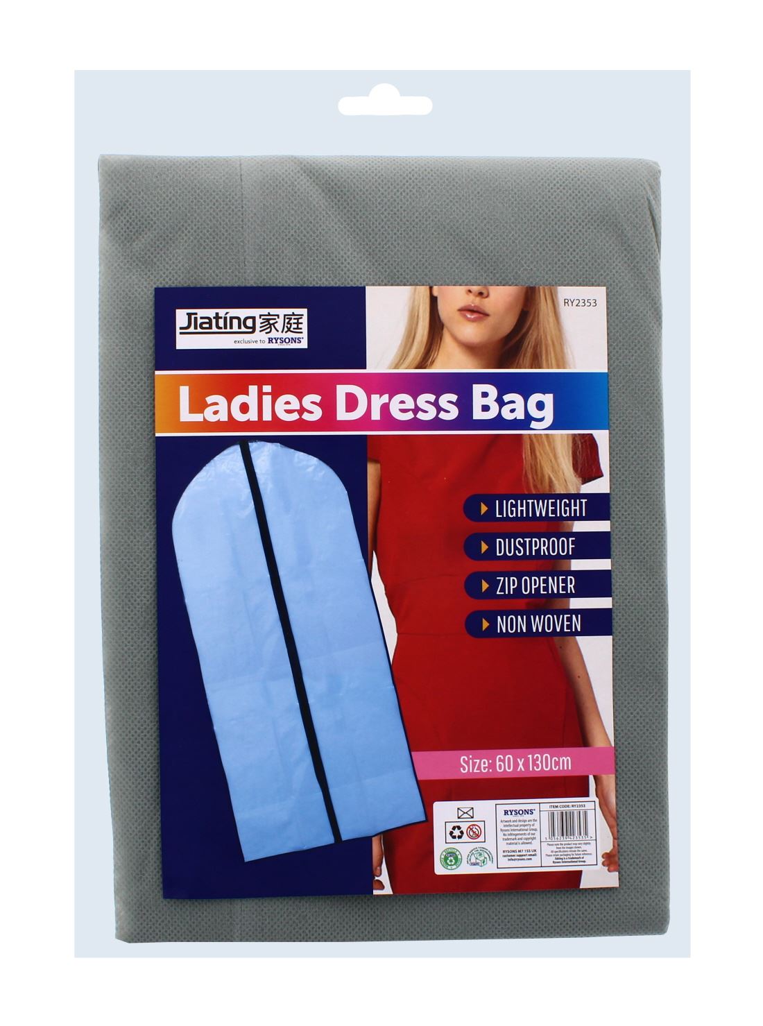 NON WOVEN DRESS BAG 60X130