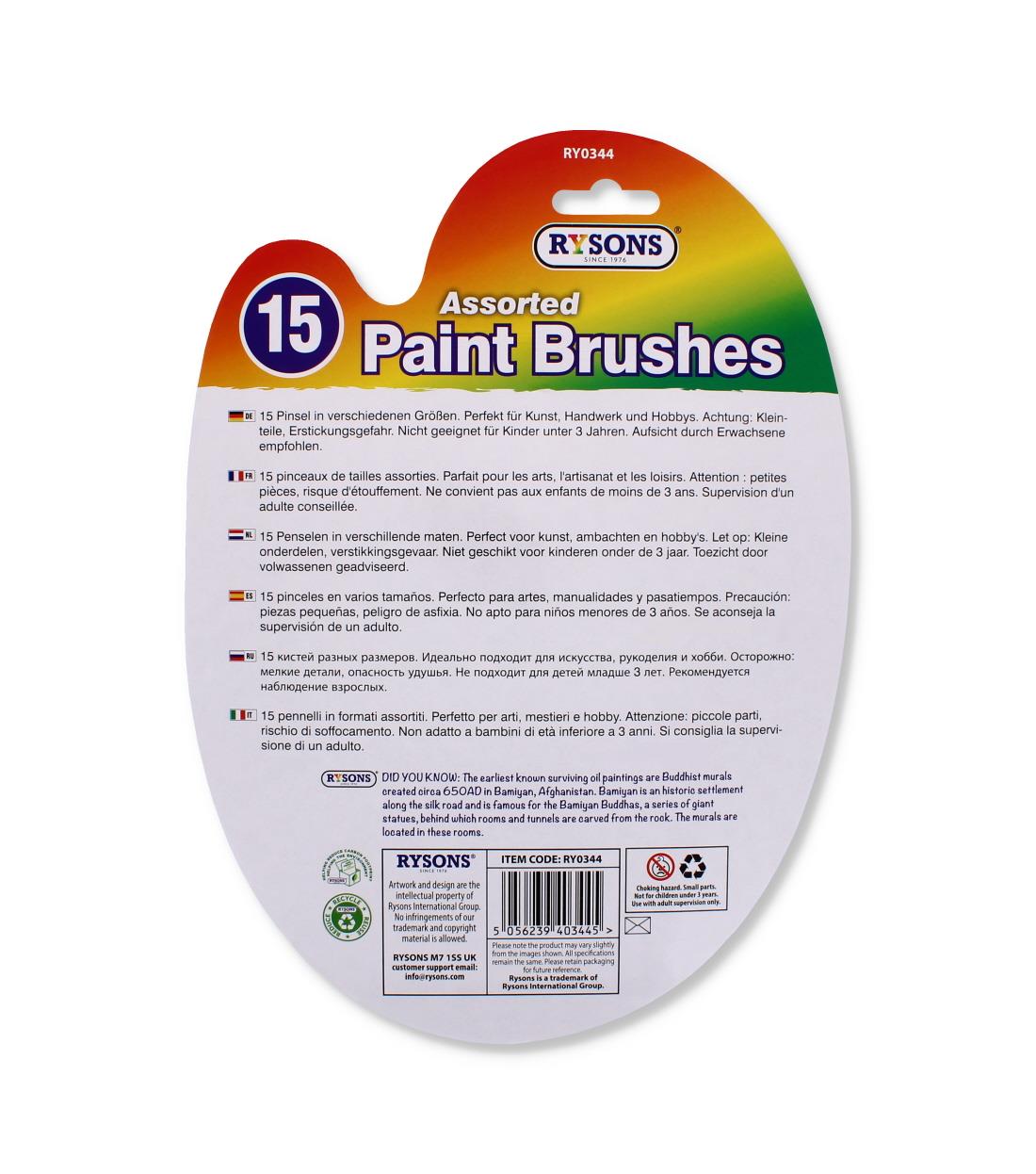 15PCS PAINT BRUSH SET
