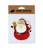 ASSORTED XMAS WOODEN HANG DECOR
