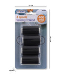 4PC SEWING THREAD BLACK & WHITE
