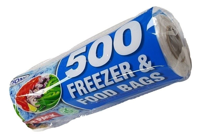 500 FOOD & FREEZER BAGS ROLL