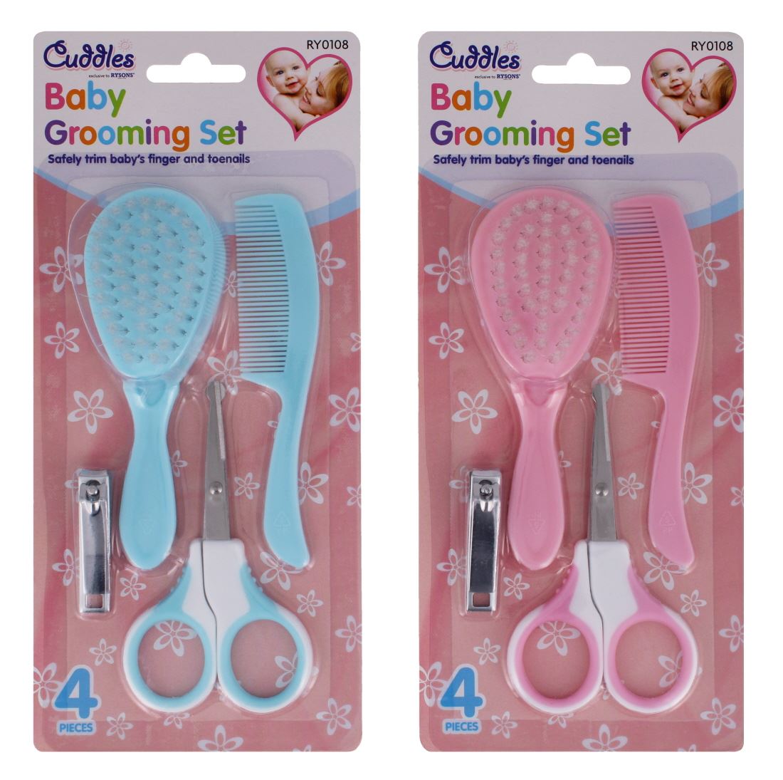 BABY GROOMING SET PINK / BLUE