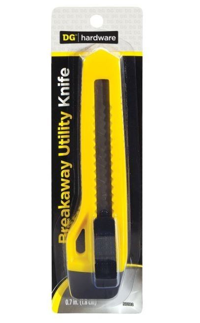DG HARDWARE BREAKAWAY UTILITY KNIFE