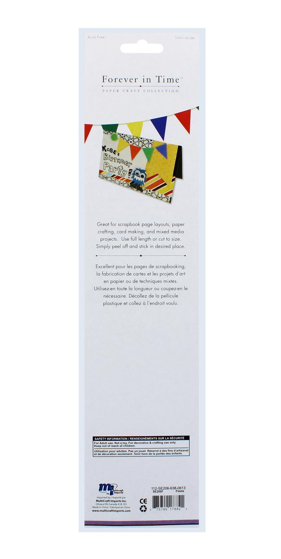 2PK MINI PENNANT FLAGS FIESTA