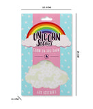 600PCS 5 SHEETS UNICORN STICKERS GLOW IN DARK