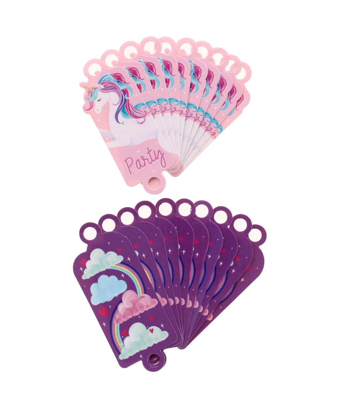 20PK PAPER STRAWS UNICORN