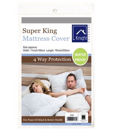 SUPER KING MATTRESS COVER WATERPROOF