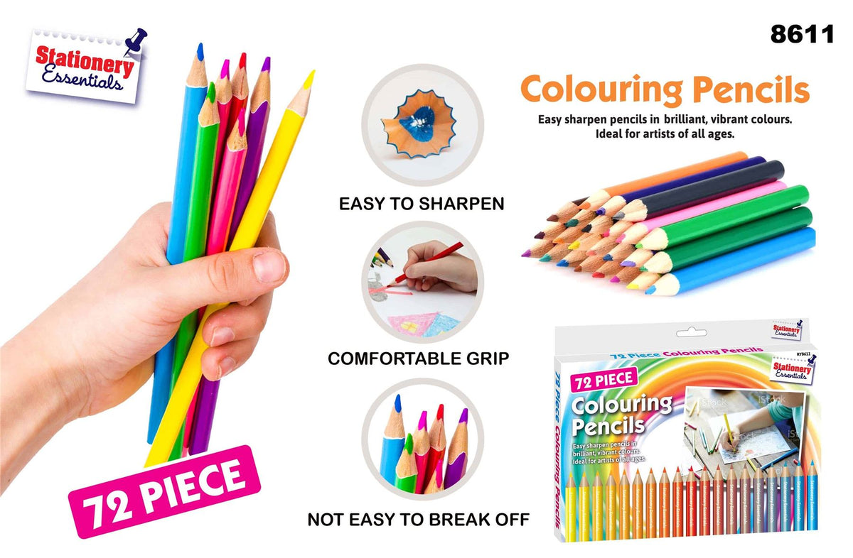 72PC COLOURING PENCIL SET