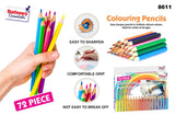 72PC COLOURING PENCIL SET