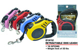 PET BUDDIES RETRACTABLE DOG LEAD 500CM