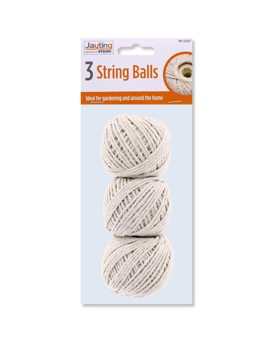 3 PK COTTON STRING BALLS
