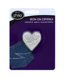 30 IRON ON CRYSTAL GEMS