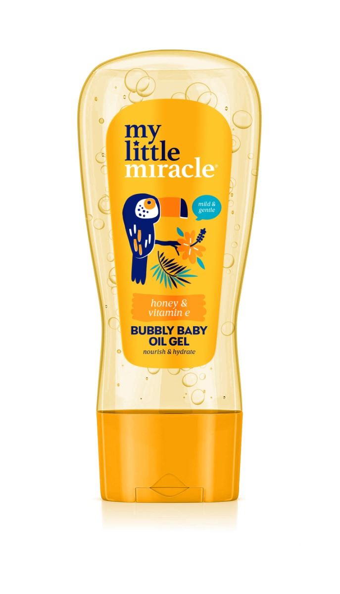 MY LITTL MIRACLE HONEY & VITAMIN E BUBBLY BABY OIL GEL 200ML